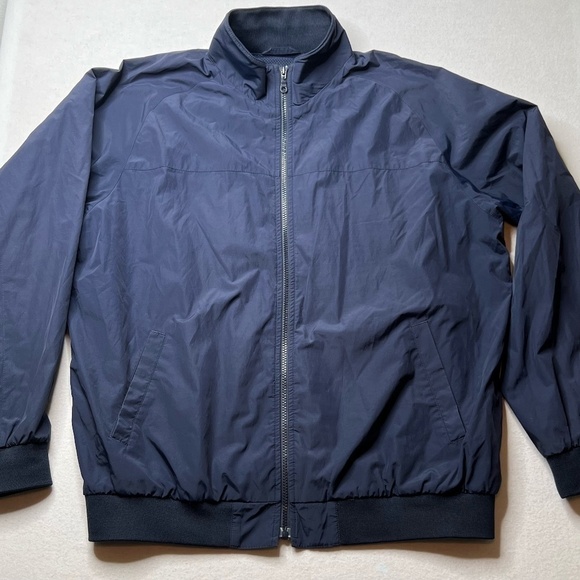 Jos. A Bank Men's Black Windbreaker Jacket Lightweight Size XL - Picture 1 of 6